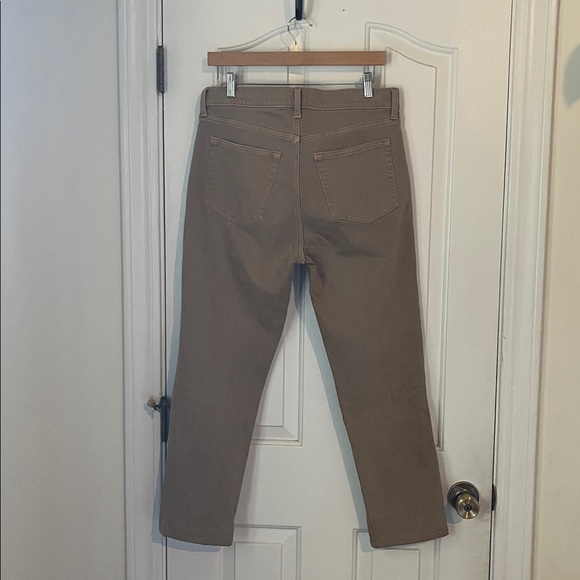 Gap | 2022 Tan Cheeky High Rise Straight Denim Jeans Size 10 Fall Neutral - Picture 7 of 13